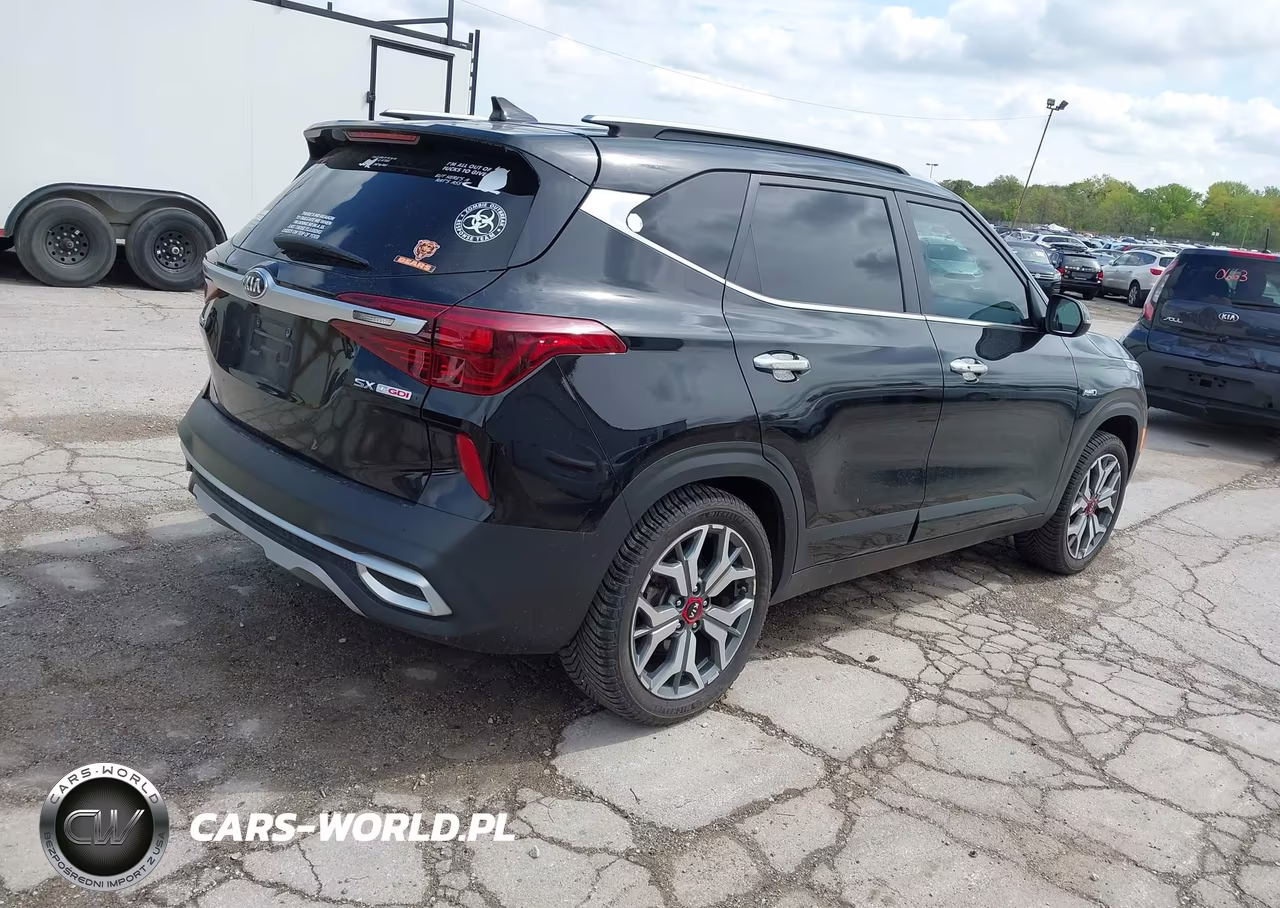2021 Kia Seltos Sx Turbo VIN:KNDETCA22M7121446 - 4