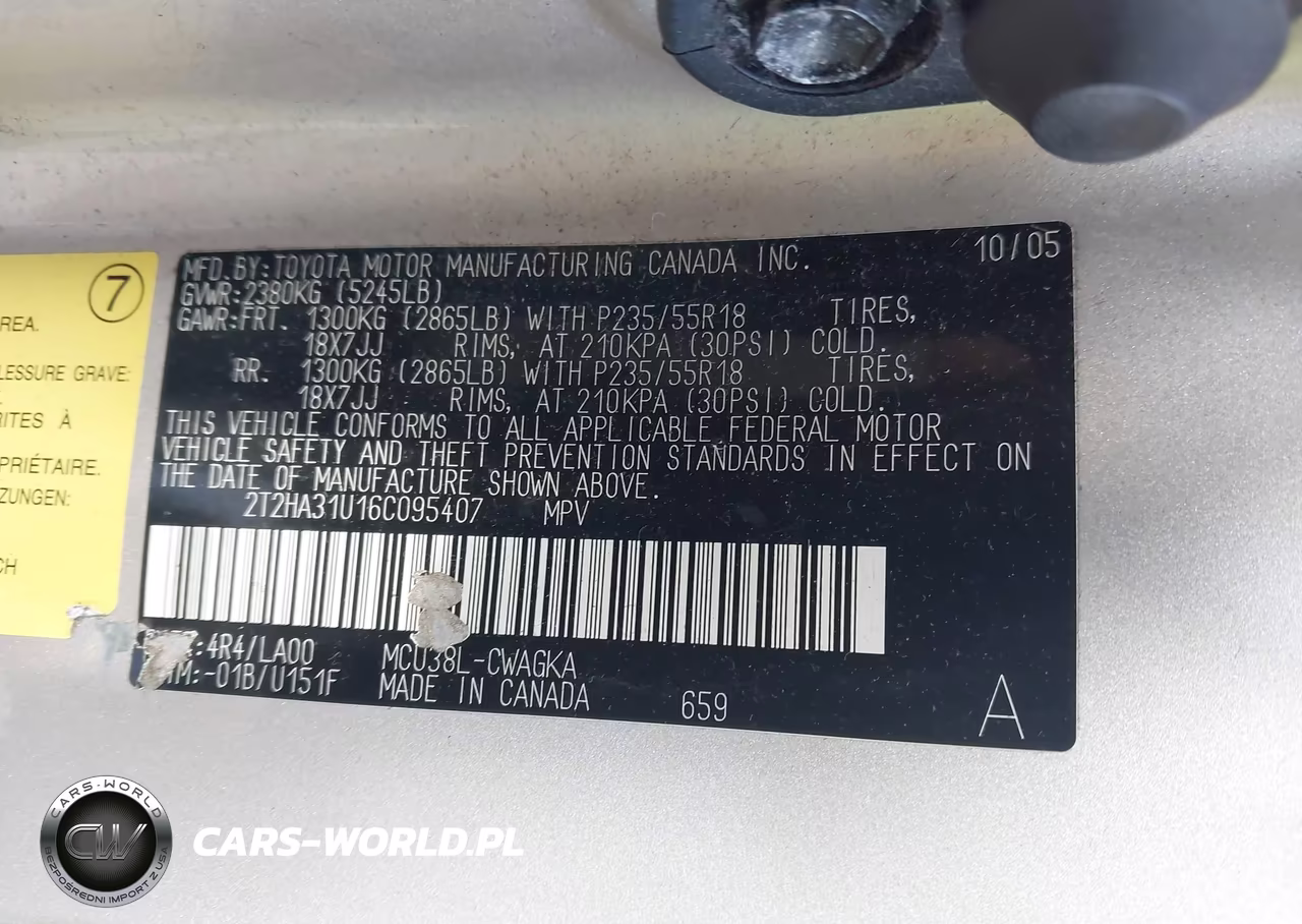 2006 Lexus Rx 330 VIN:2T2HA31U16C095407 - 9