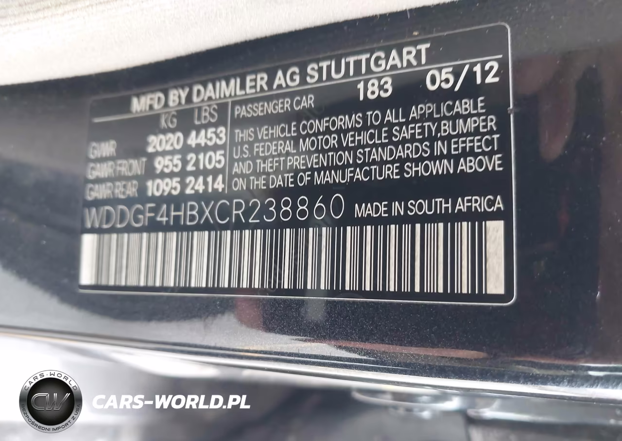 2012 Mercedes-Benz C 250 Sport VIN:WDDGF4HBXCR238860 - 9