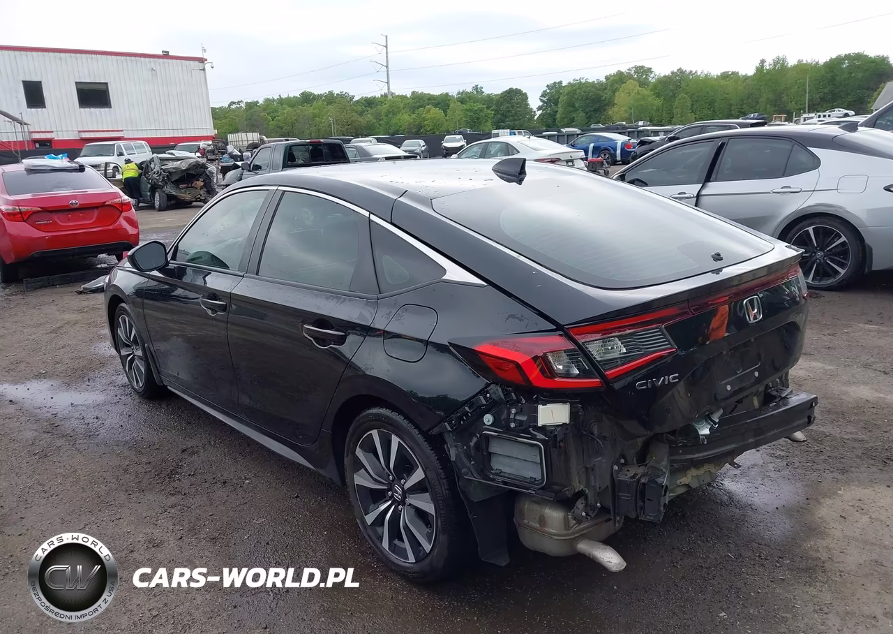 2024 Honda Civic Ex-L VIN:19XFL1H72RE001616 - 3