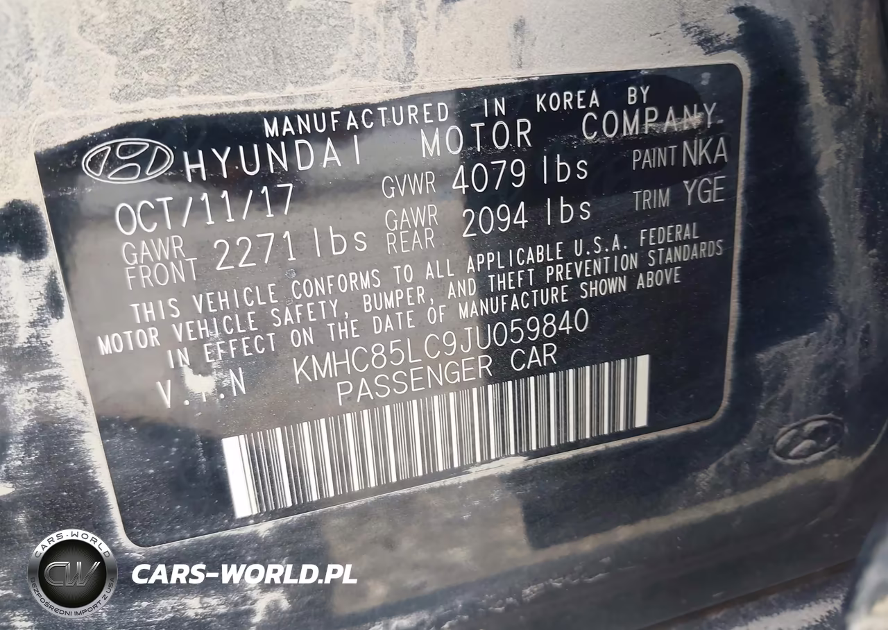 2018 Hyundai Ioniq Hybrid Limited VIN:KMHC85LC9JU059840 - 9