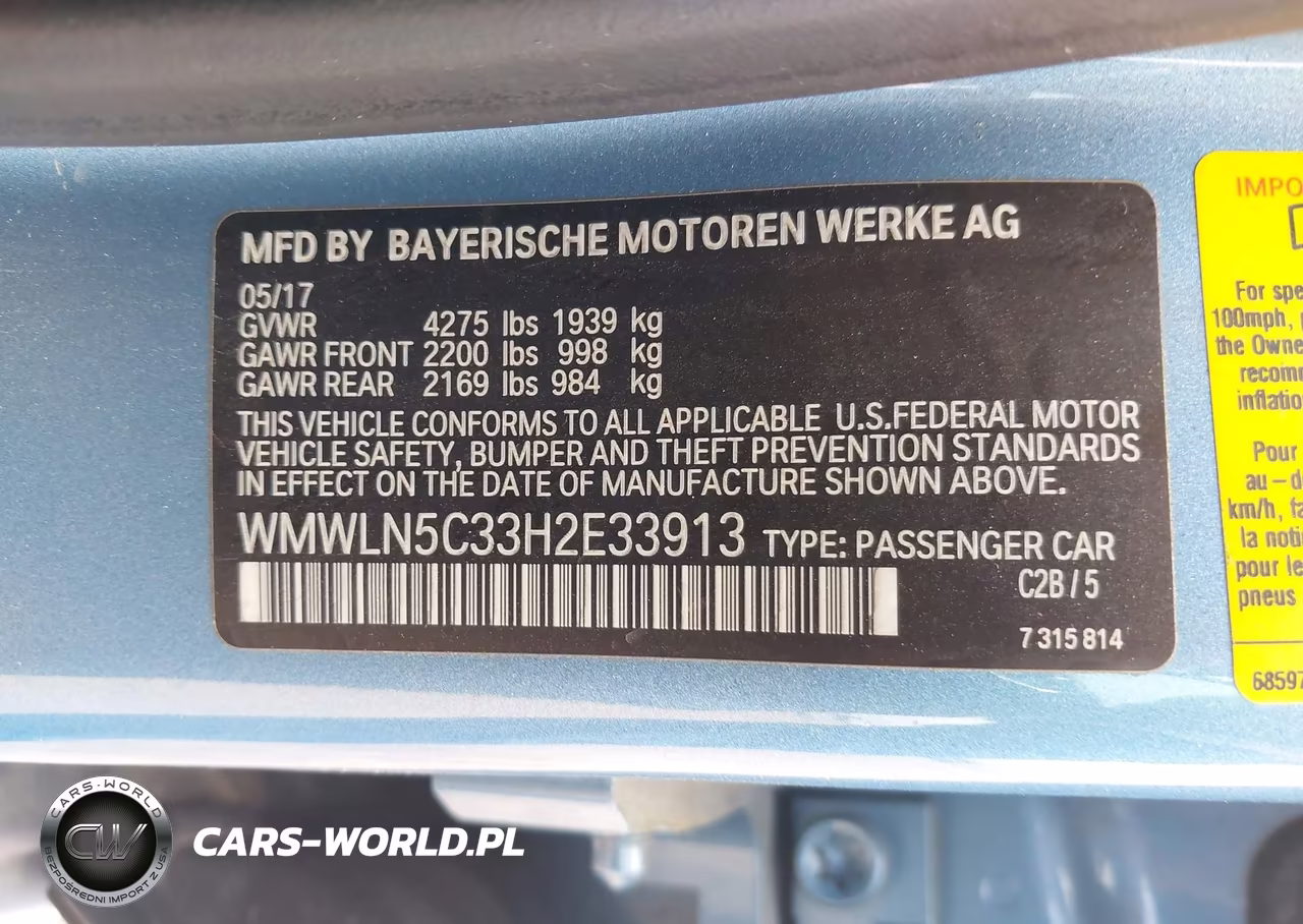 2017 Mini Clubman Cooper VIN:WMWLN5C33H2E33913 - 9