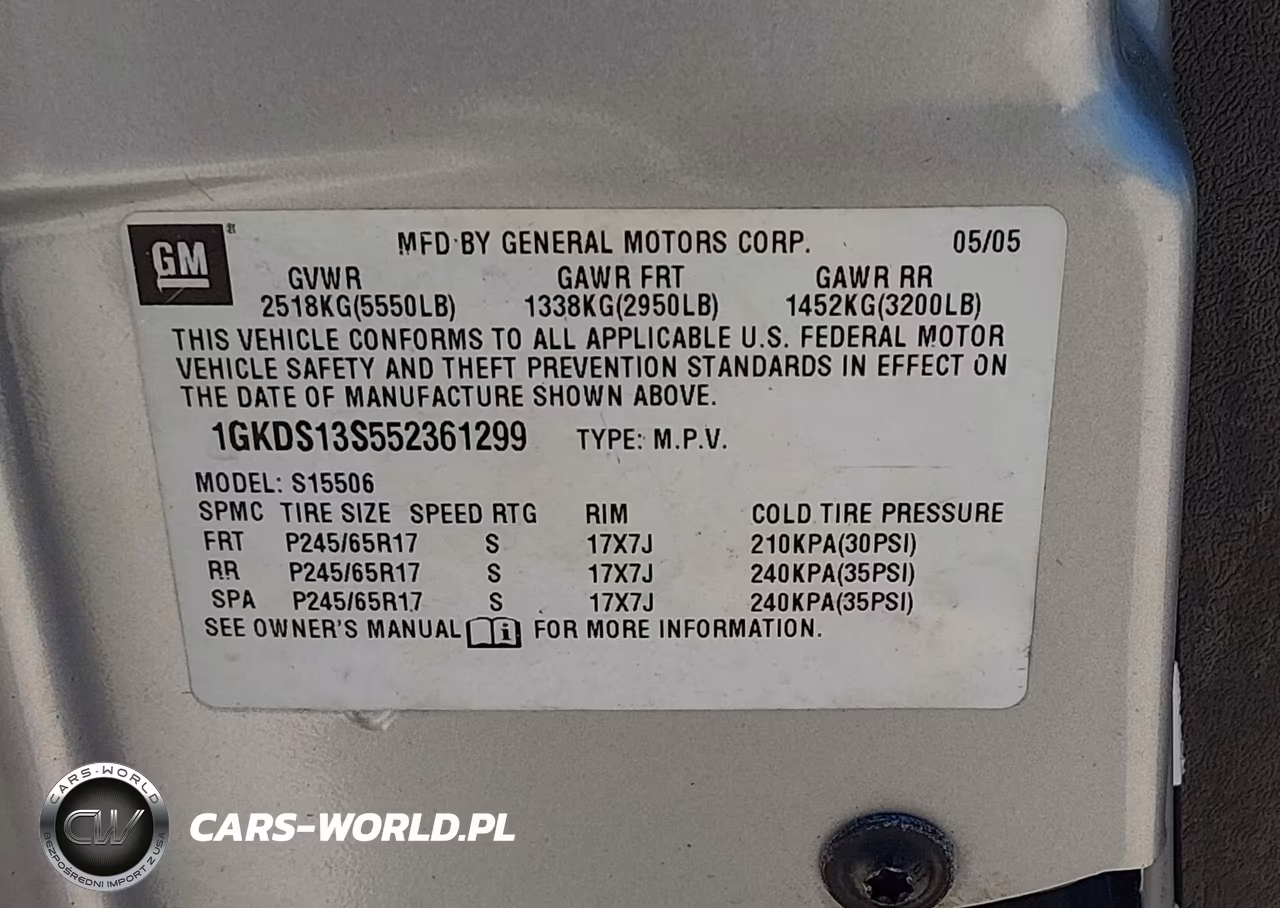 2005 GMC Envoy Sle VIN:1GKDS13S552361299 - 9