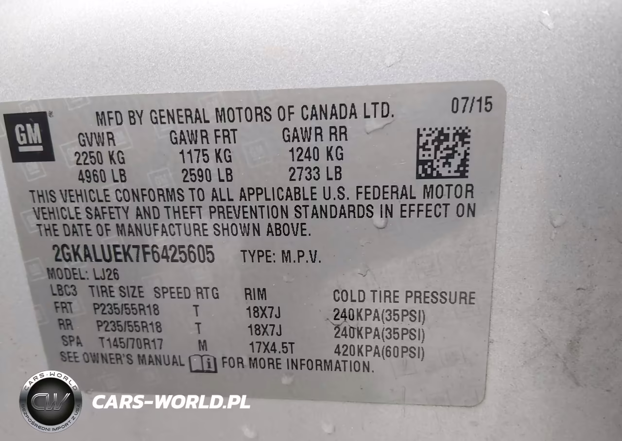 2015 GMC Terrain Denali VIN:2GKALUEK7F6425605 - 9