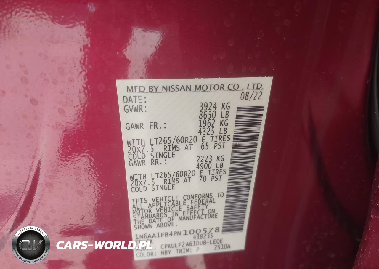 2023 Nissan Titan Xd Platinum Reserve 4X4 VIN:1N6AA1FB4PN100578 - 9