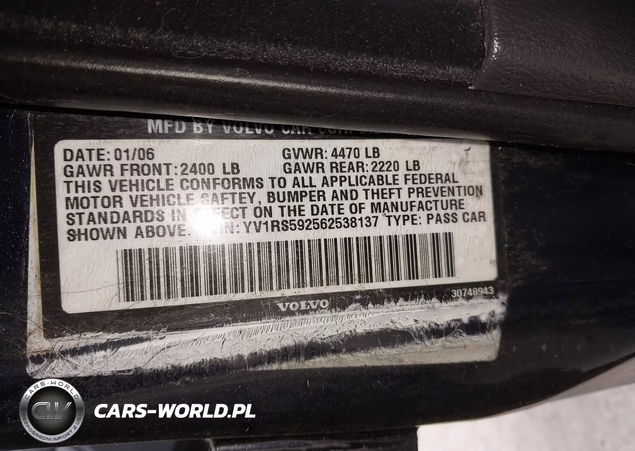 2006 Volvo S60 2.5T VIN:YV1RS592562538137 - 9