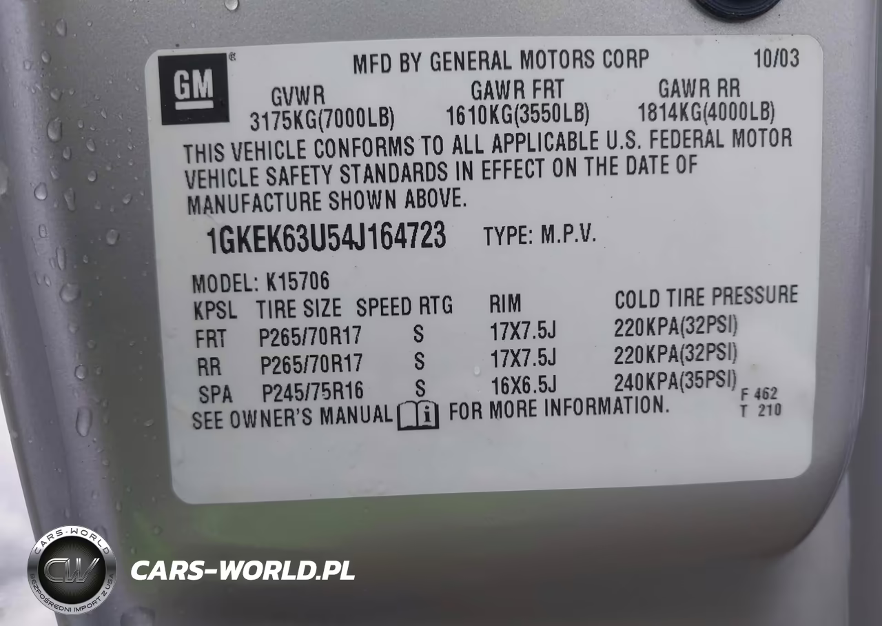 2004 GMC Yukon Denali VIN:1GKEK63U54J164723 - 9