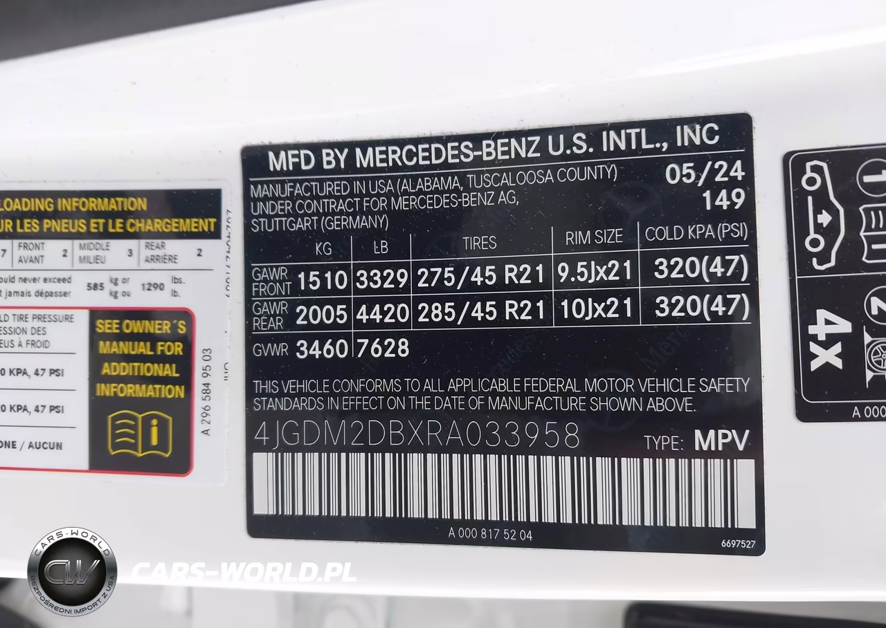 2024 Mercedes-Benz Eqs 450 Suv VIN:4JGDM2DBXRA033958 - 9