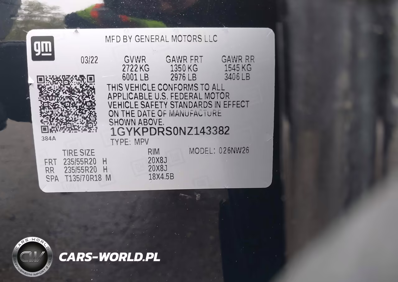2022 Cadillac Xt6 Awd Premium Luxury VIN:1GYKPDRS0NZ143382 - 9
