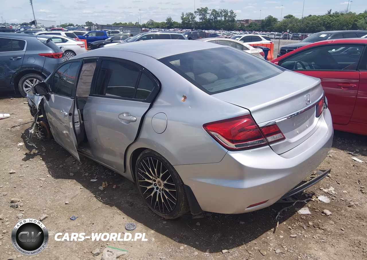2013 Honda Civic Lx VIN:19XFB2F53DE039908 - 3