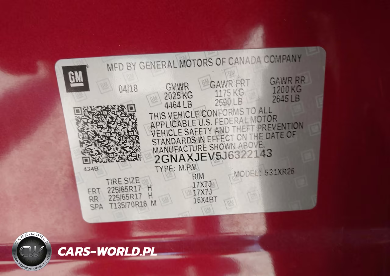 2018 Chevrolet Equinox Lt VIN:2GNAXJEV5J6322143 - 9