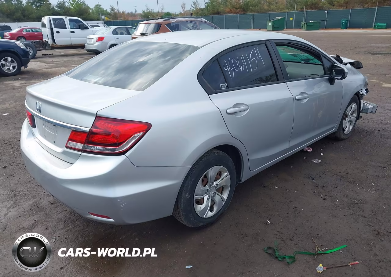 2015 Honda Civic Lx VIN:19XFB2F52FE090870 - 4