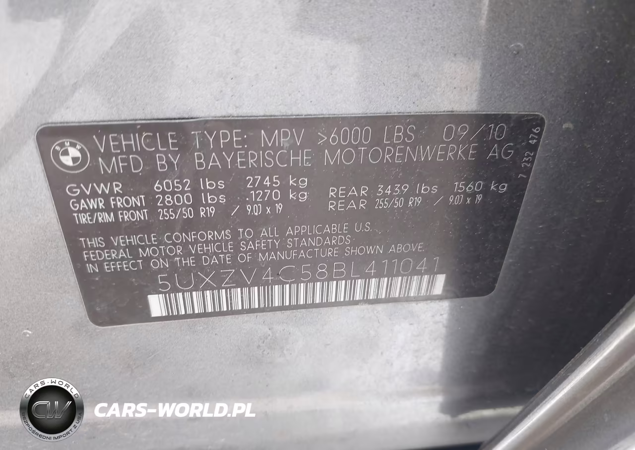 2011 BMW X5 xDrive35I-xDrive35I Premium-xDrive35I Sport Activity VIN:5UXZV4C58BL411041 - 9