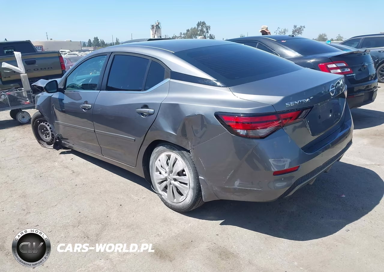 2020 Nissan Sentra S Xtronic Cvt VIN:3N1AB8BVXLY289276 - 3