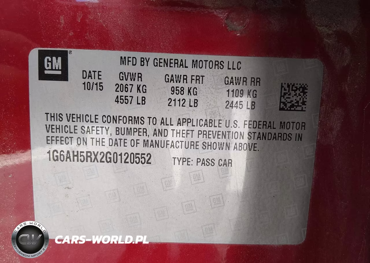 2016 Cadillac Ats Luxury Collection VIN:1G6AH5RX2G0120552 - 9