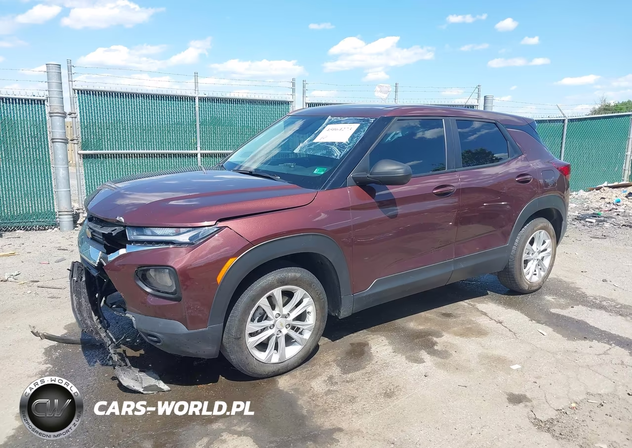 2022 Chevrolet Trailblazer Fwd Ls VIN:KL79MMS27NB014715 - 2
