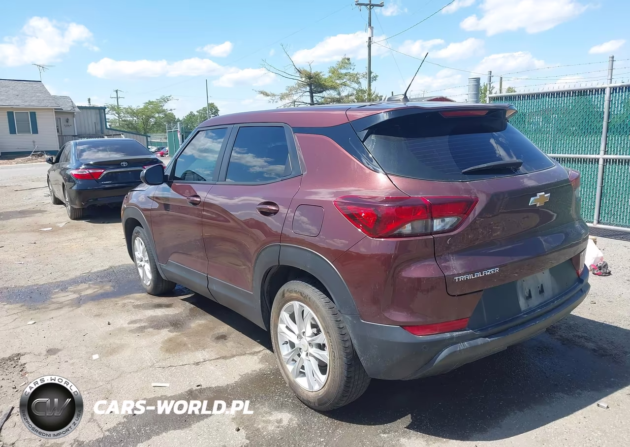 2022 Chevrolet Trailblazer Fwd Ls VIN:KL79MMS27NB014715 - 3