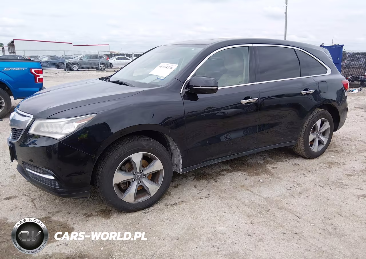 2015 Acura Mdx VIN:5FRYD4H23FB019347 - 2