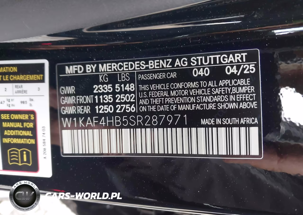2025 Mercedes-Benz C 300 VIN:W1KAF4HB5SR287971 - 9