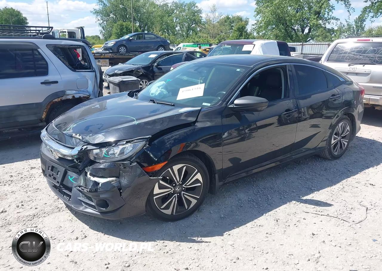 2018 Honda Civic Ex-L VIN:JHMFC1F76JX022734 - 2