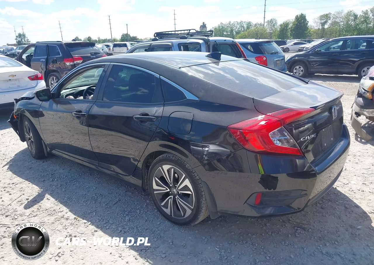 2018 Honda Civic Ex-L VIN:JHMFC1F76JX022734 - 3