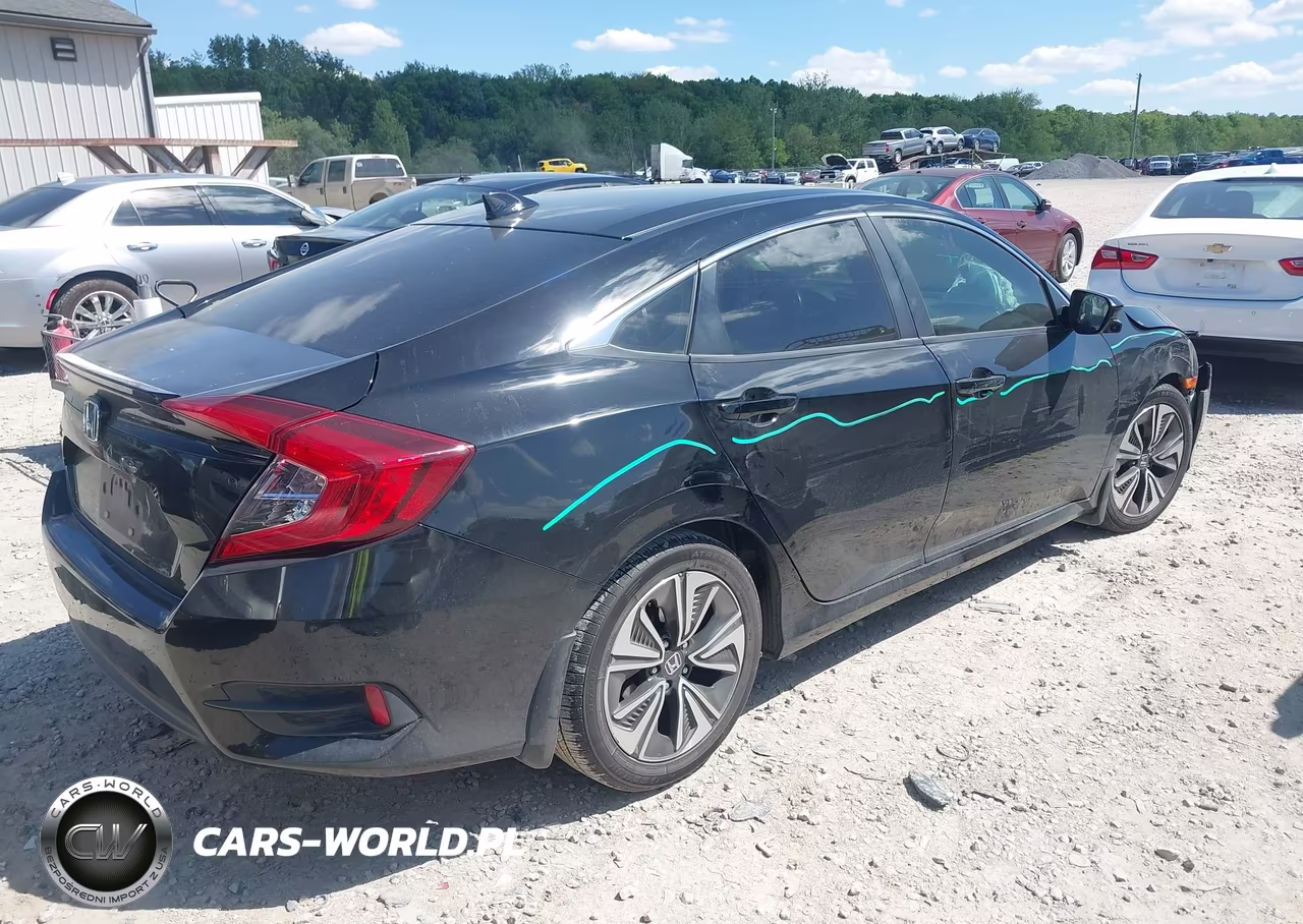 2018 Honda Civic Ex-L VIN:JHMFC1F76JX022734 - 4