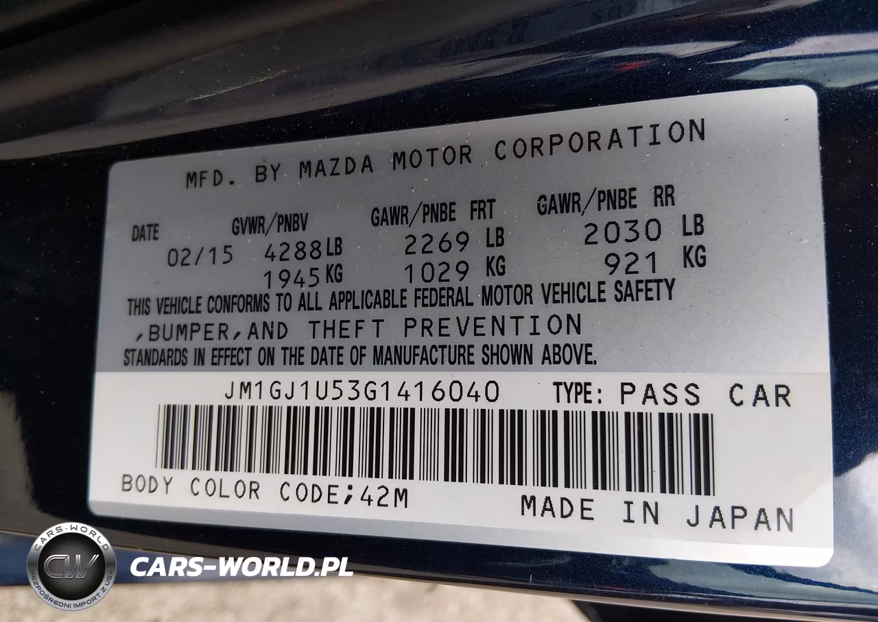 2016 Mazda Mazda6 I Sport VIN:JM1GJ1U53G1416040 - 9