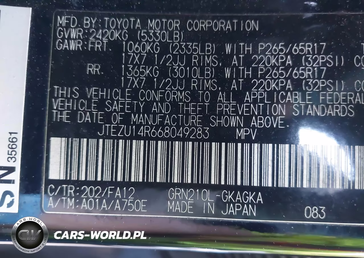 2006 Toyota 4Runner Sr5 V6 VIN:JTEZU14R668049283 - 9