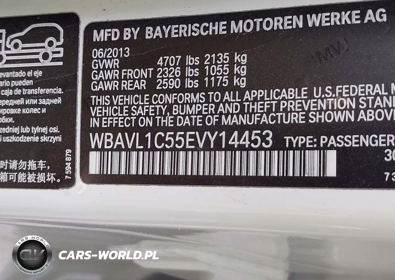 2014 BMW X1 xDrive28I VIN:WBAVL1C55EVY14453 - 9