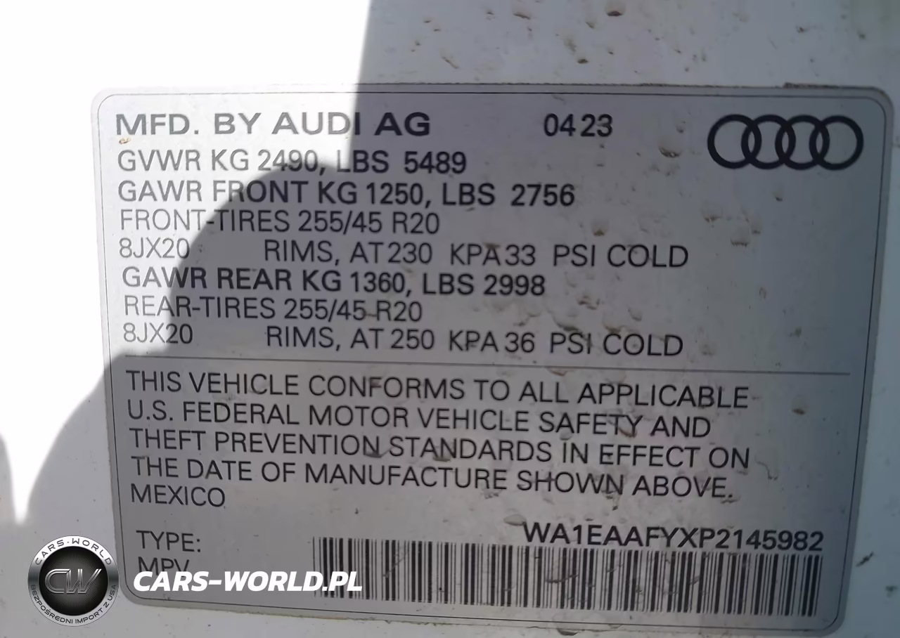 2023 Audi Q5 Premium Plus 45 Tfsi S Line Quattro VIN:WA1EAAFYXP2145982 - 9
