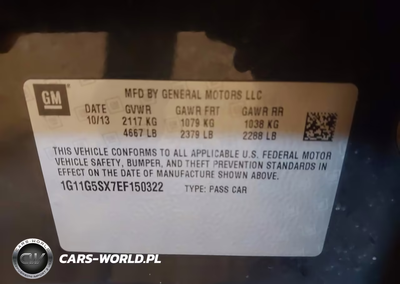 2014 Chevrolet Malibu 3Lt VIN:1G11G5SX7EF150322 - 9