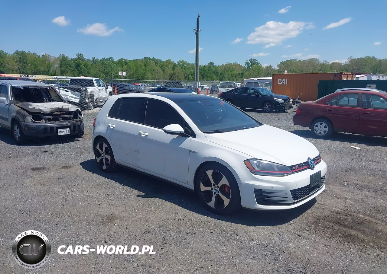 2016 Volkswagen Golf Gti Autobahn W-Performance Package 4-Door