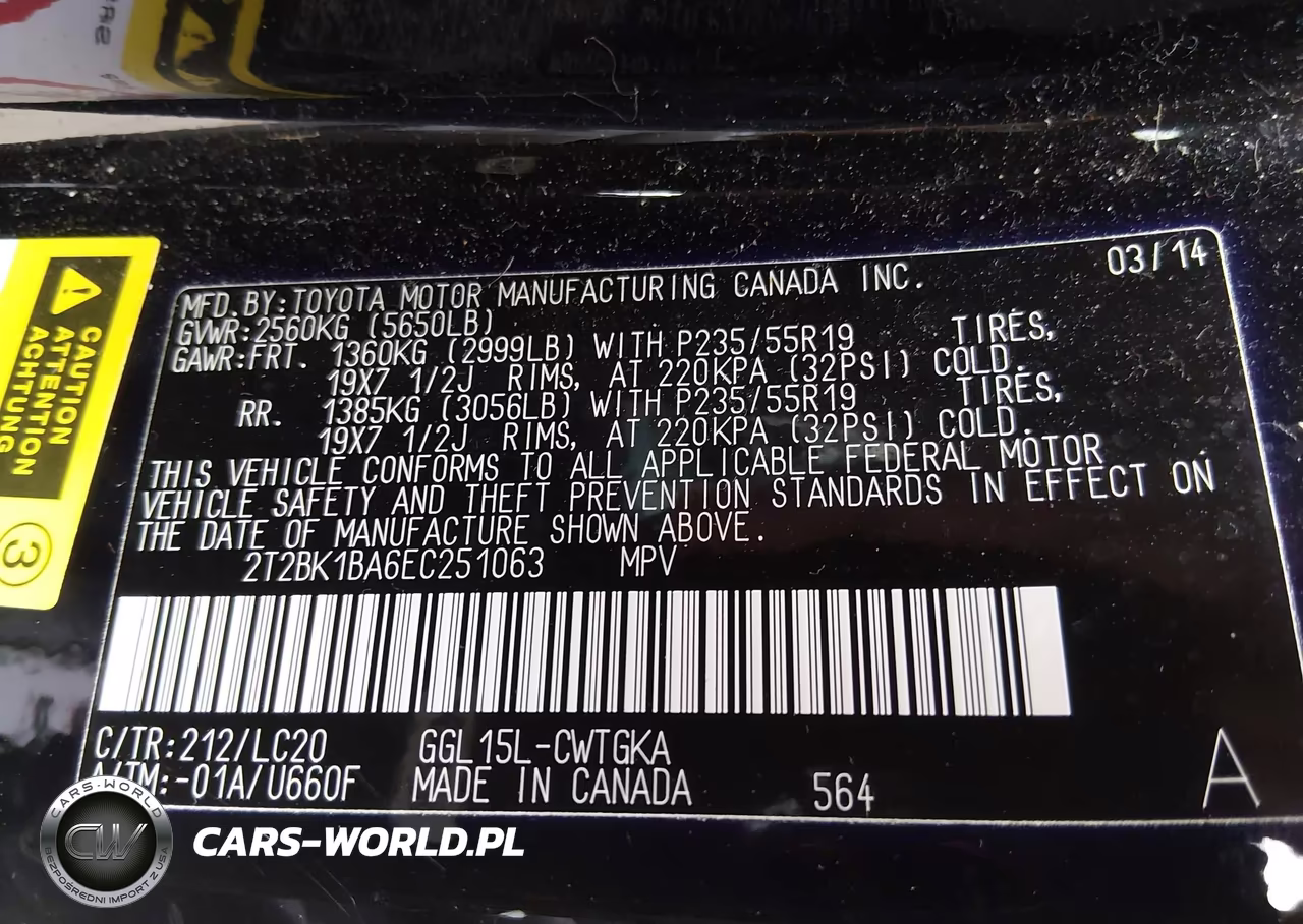 2014 Lexus Rx 350 VIN:2T2BK1BA6EC251063 - 9