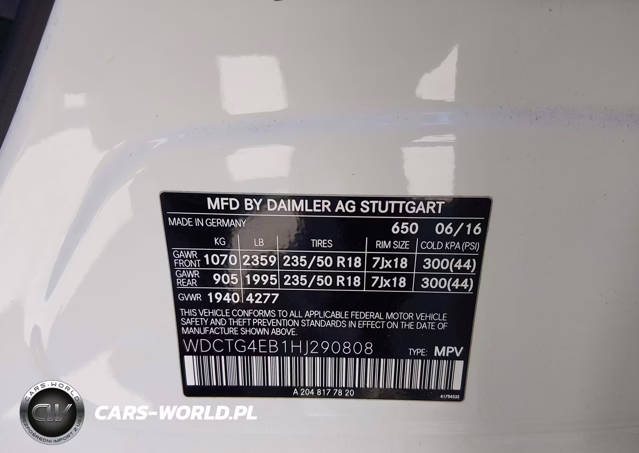 2017 Mercedes-Benz Gla 250 VIN:WDCTG4EB1HJ290808 - 9