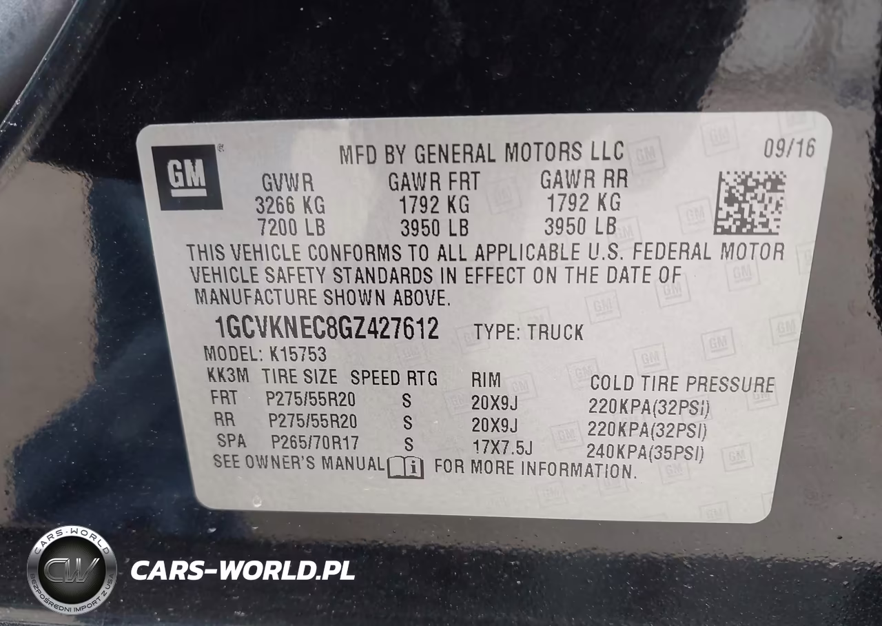2016 Chevrolet Silverado 1500 Wt VIN:1GCVKNEC8GZ427612 - 9