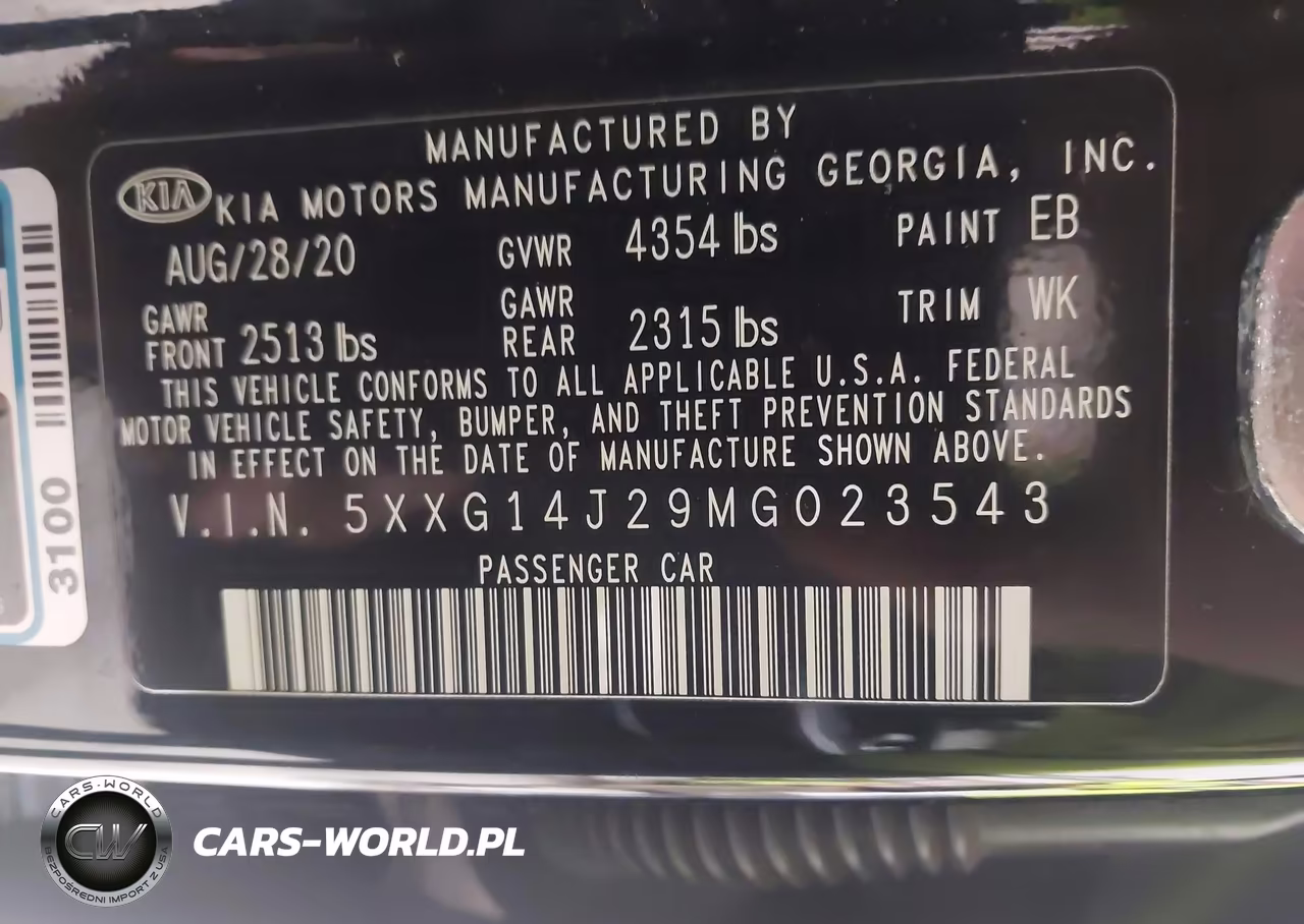 2021 Kia K5 Lxs VIN:5XXG14J29MG023543 - 9