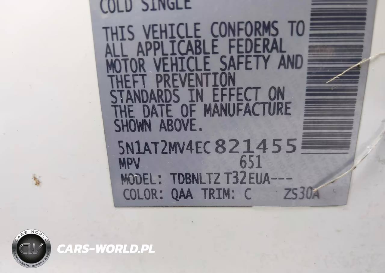 2014 Nissan Rogue Sv VIN:5N1AT2MV4EC821455 - 9
