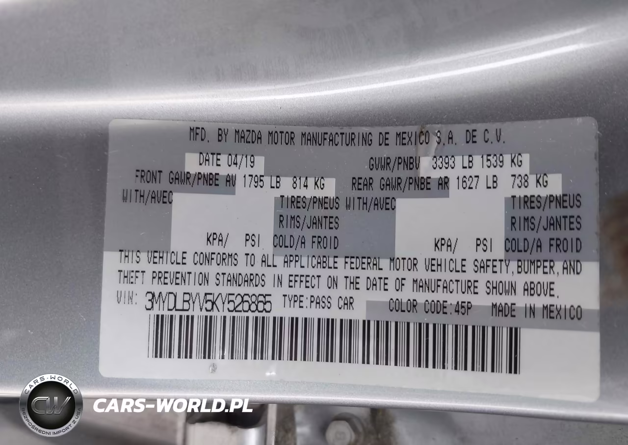 2019 Toyota Yaris L VIN:3MYDLBYV5KY526865 - 9