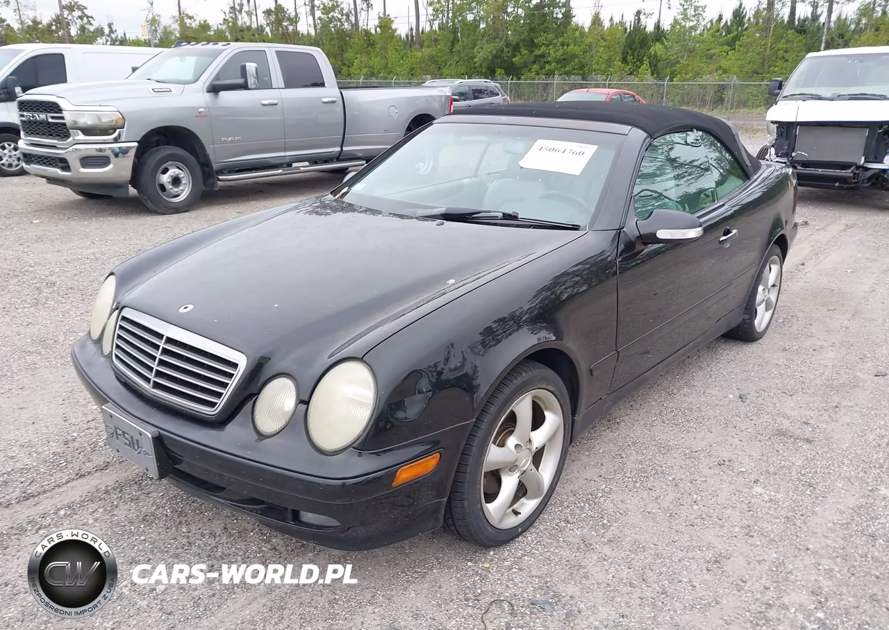 2000 Mercedes-Benz Clk 320 VIN:WDBLK65G2YT046244 - 2