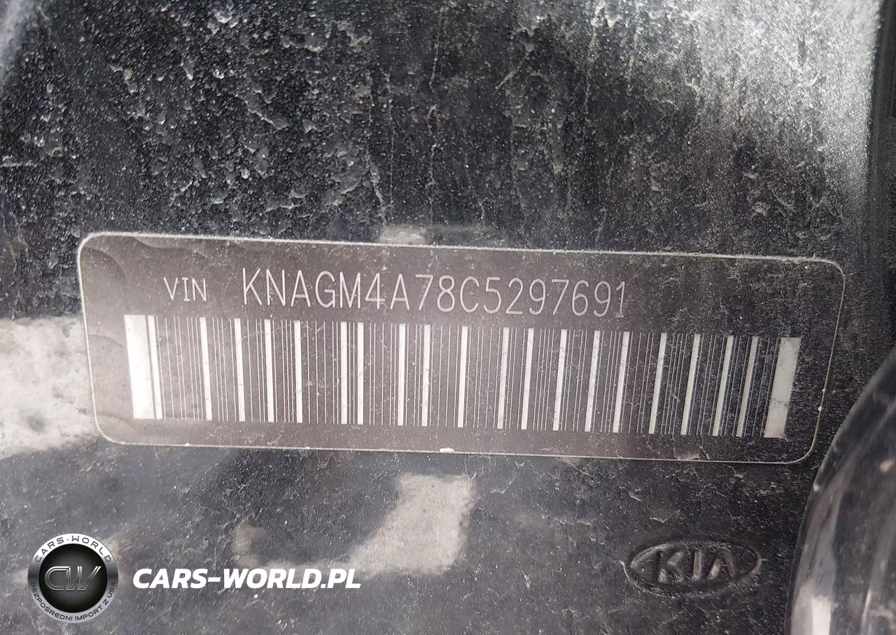 2012 Kia Optima Lx VIN:KNAGM4A78C5297691 - 9