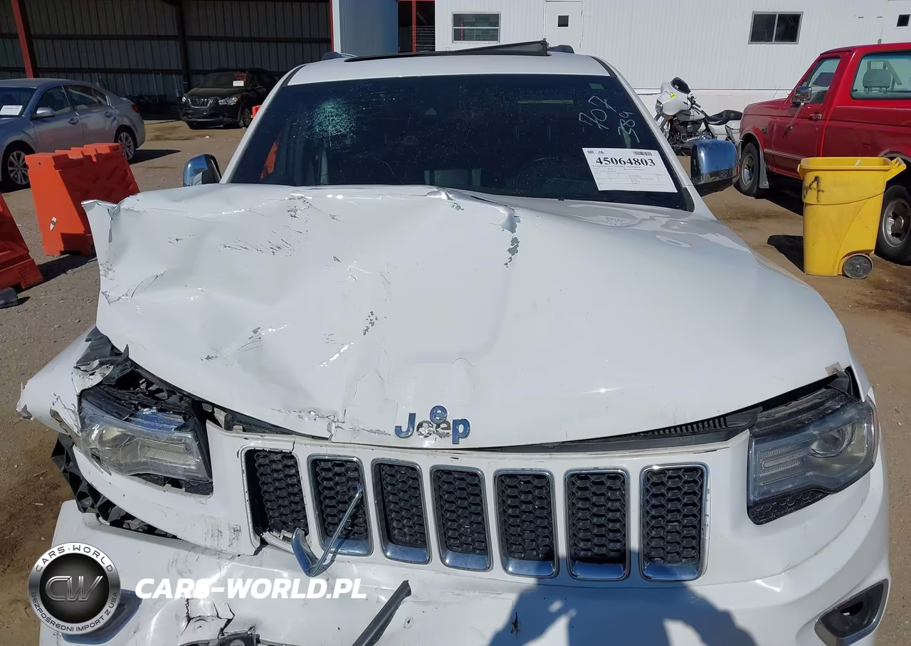 2015 Jeep Grand Cherokee Overland VIN:1C4RJFCG9FC804420 - 10