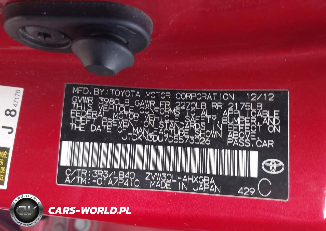 2013 Toyota Prius Four VIN:JTDKN3DU7D5573026 - 9
