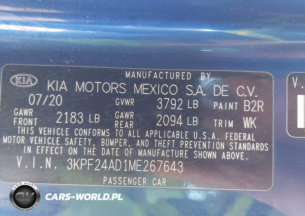 2021 Kia Forte Lxs VIN:3KPF24AD1ME267643 - 9