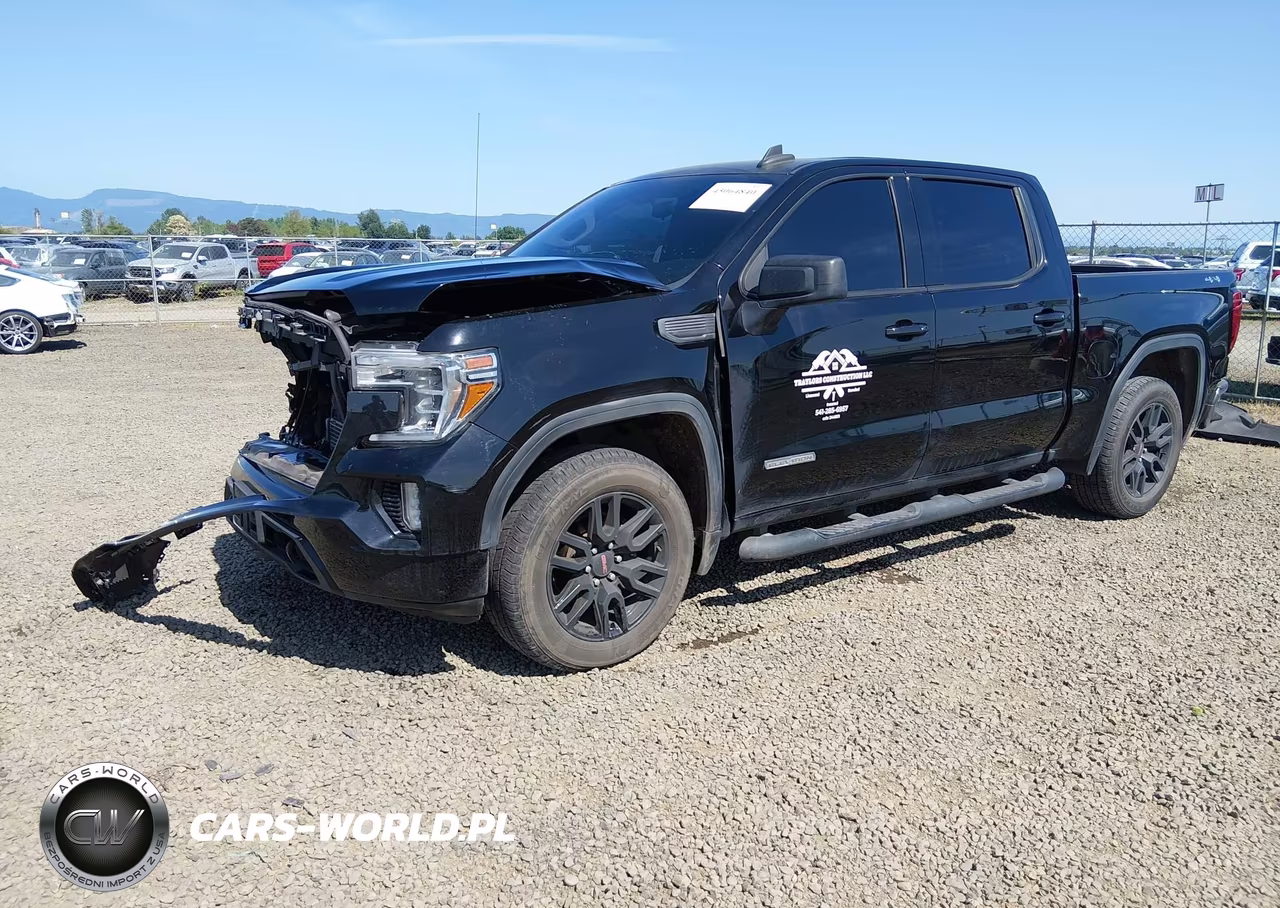 2020 GMC Sierra 1500 4Wd Short Box Elevation VIN:1GTP9CEK7LZ369289 - 2