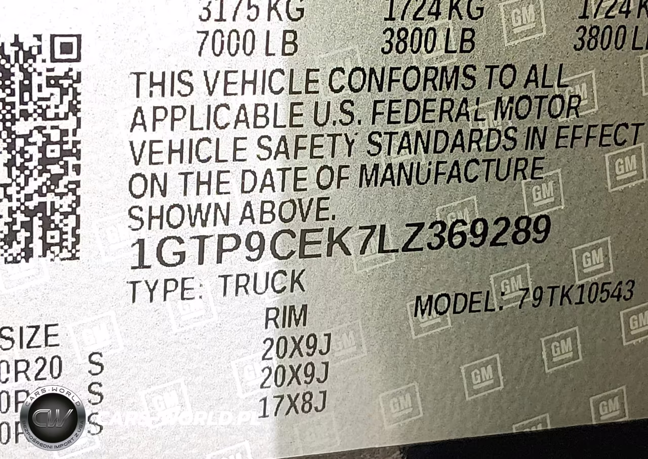 2020 GMC Sierra 1500 4Wd Short Box Elevation VIN:1GTP9CEK7LZ369289 - 9