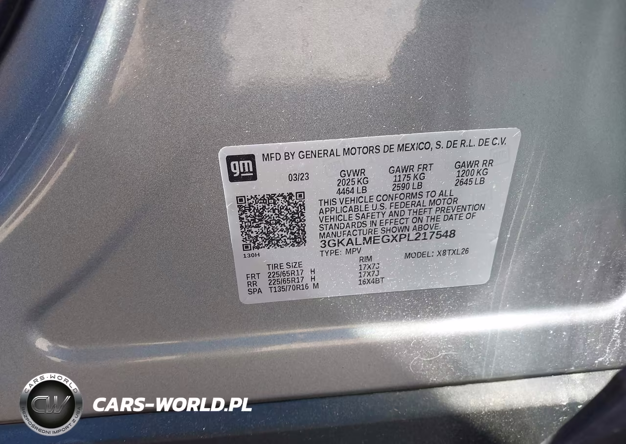 2023 GMC Terrain Fwd Sle VIN:3GKALMEGXPL217548 - 9