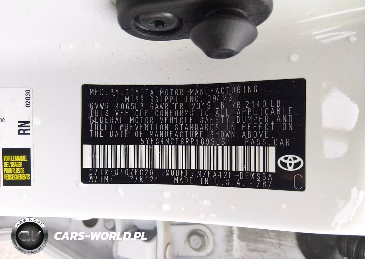 2024 Toyota Corolla Se VIN:5YFS4MCE8RP169505 - 9