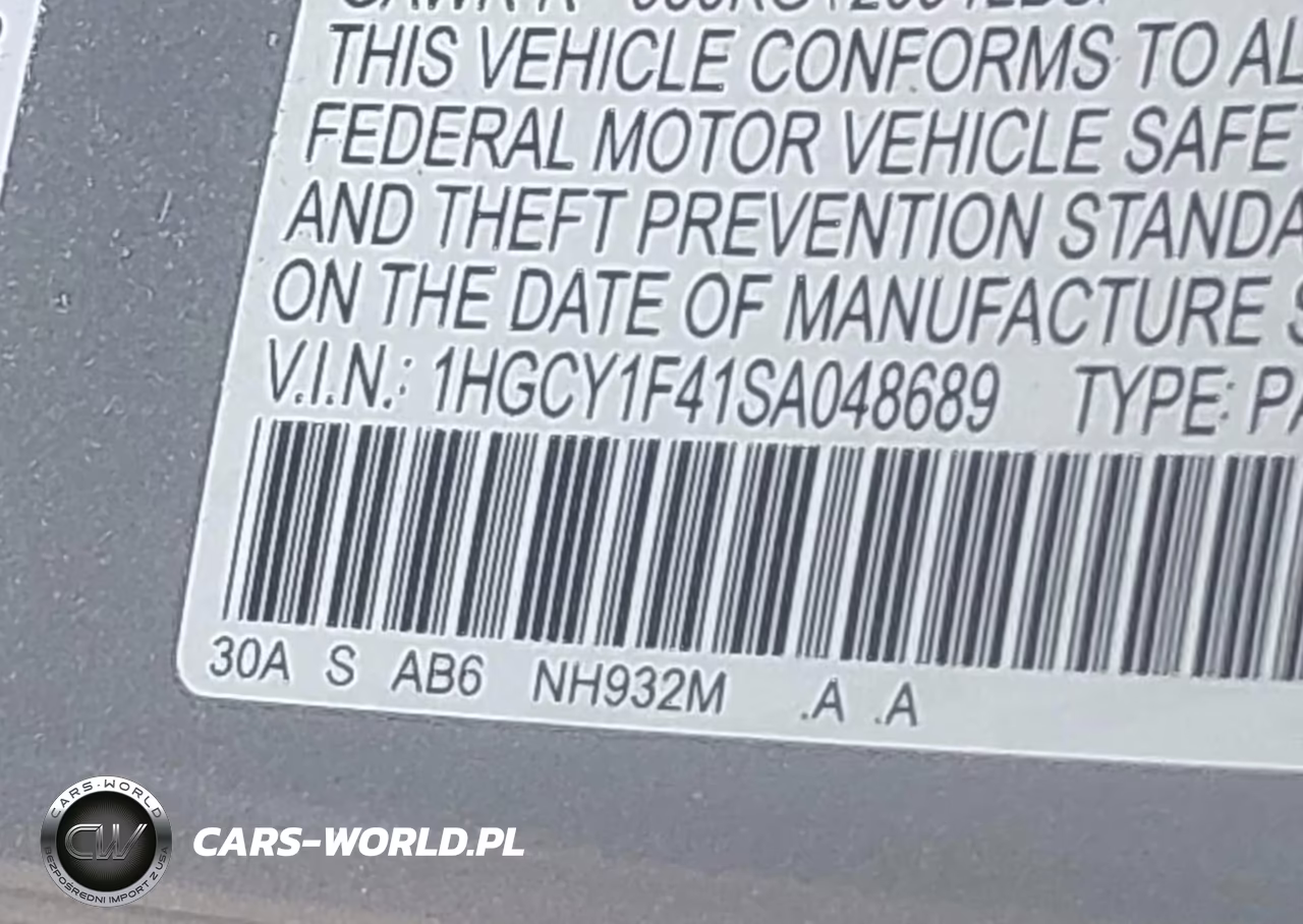 2025 Honda Accord Se VIN:1HGCY1F41SA048689 - 9