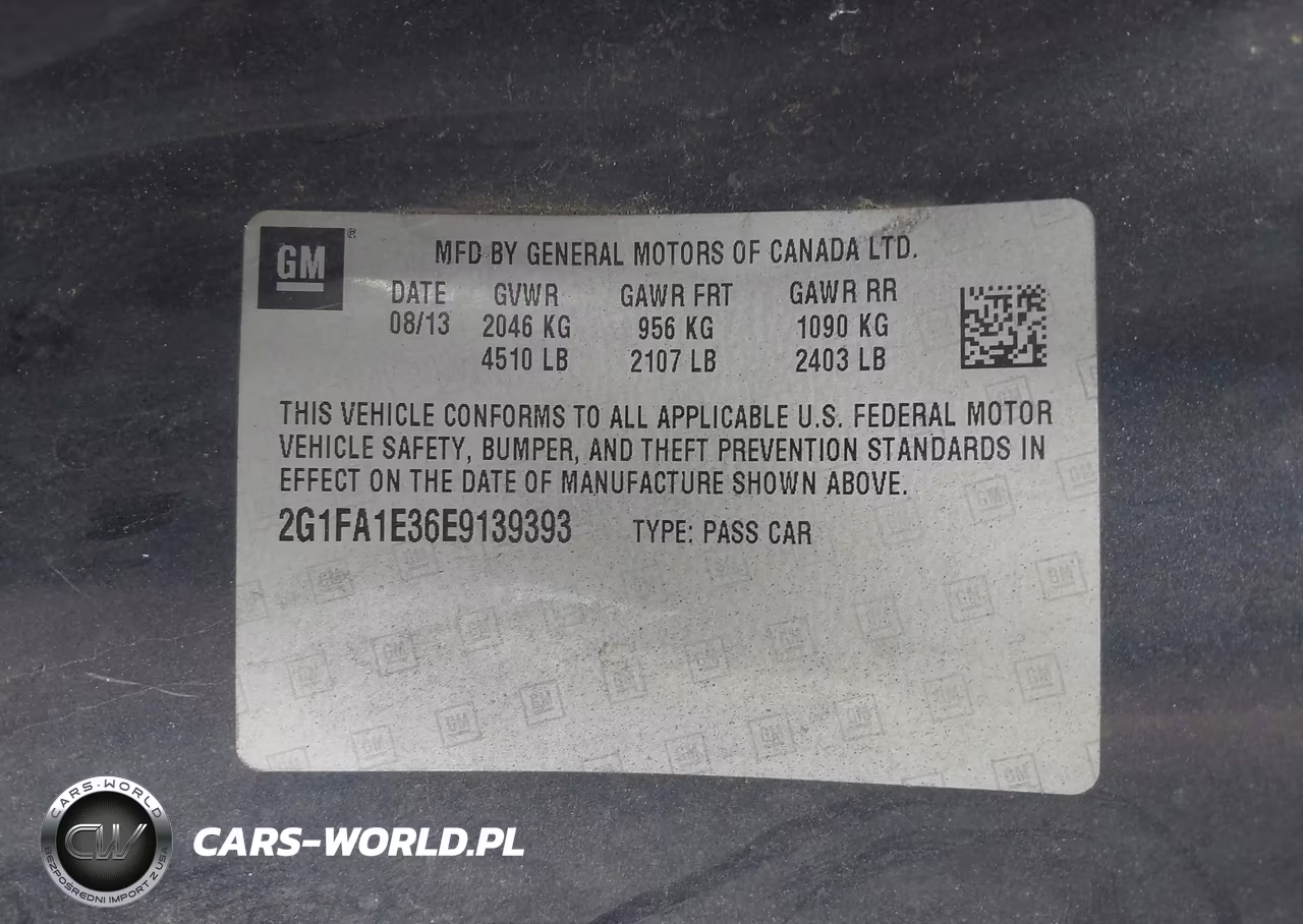 2014 Chevrolet Camaro 2Ls VIN:2G1FA1E36E9139393 - 9