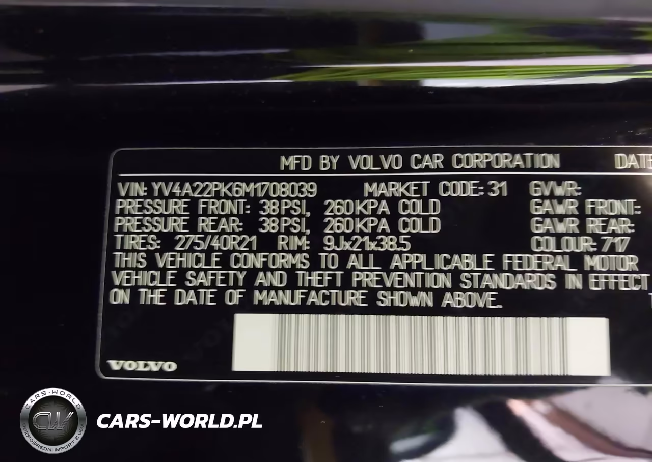 2021 Volvo Xc90 T6 Momentum 7 Passenger VIN:YV4A22PK6M1708039 - 9